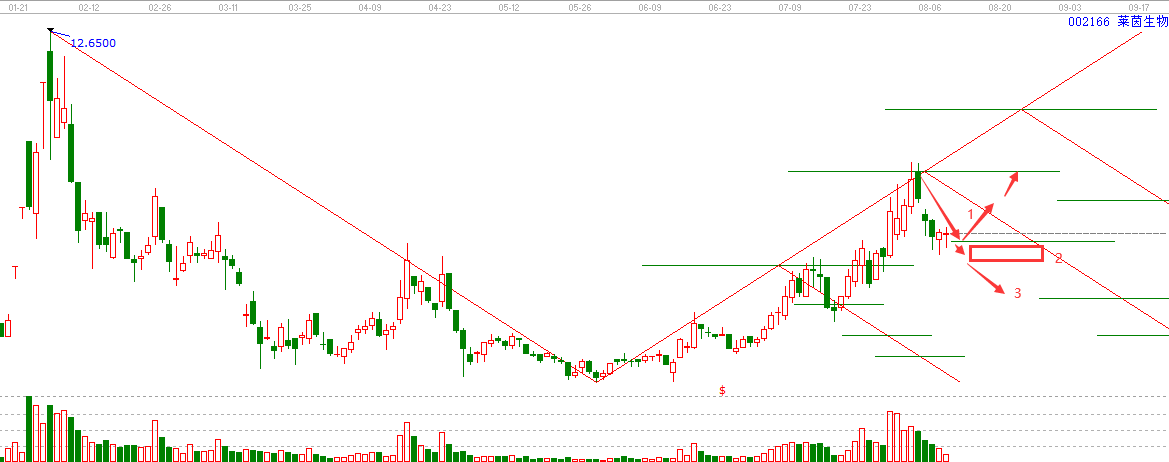 萊茵生物走勢分析